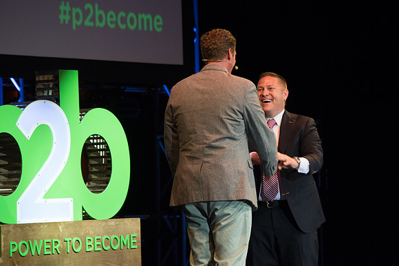 Randy Garn,Co-Founder of Hero Partners, speaks at Power to Become.