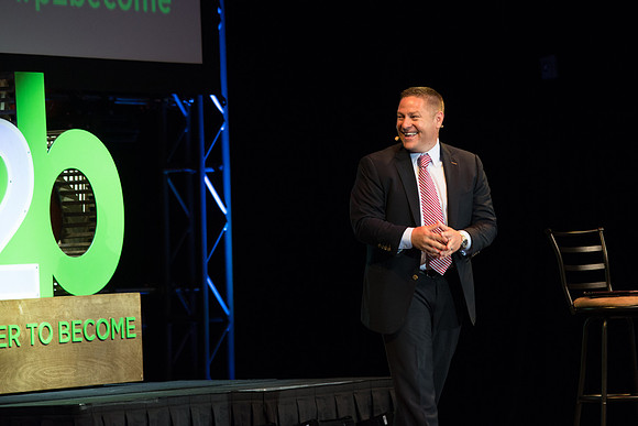 Randy Garn,Co-Founder of Hero Partners, speaks at Power to Become.