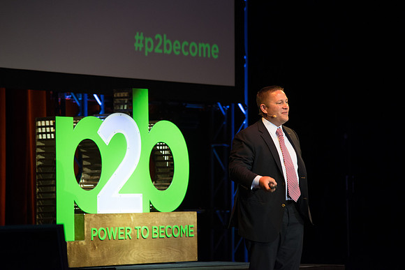 Randy Garn,Co-Founder of Hero Partners, speaks at Power to Become.