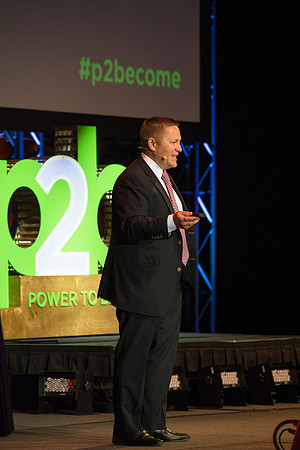 Randy Garn,Co-Founder of Hero Partners, speaks at Power to Become.