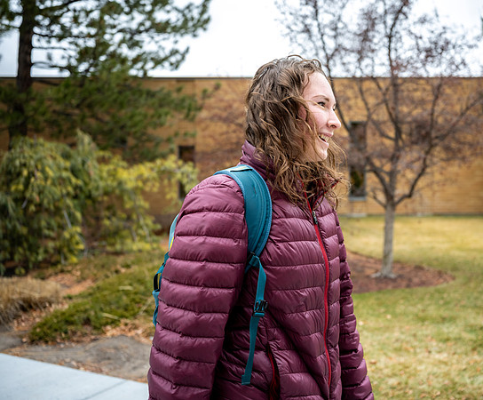 Students Walking on Campus - Winter 2026