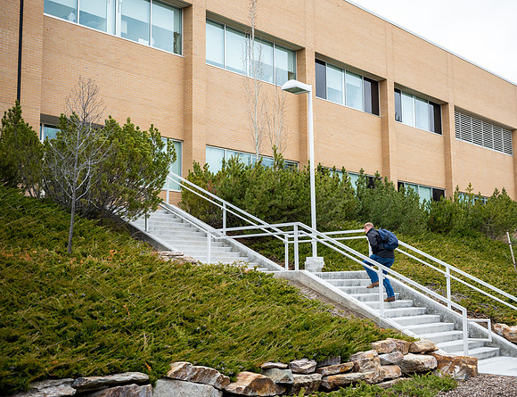 Students Walking on Campus - Winter 2026
