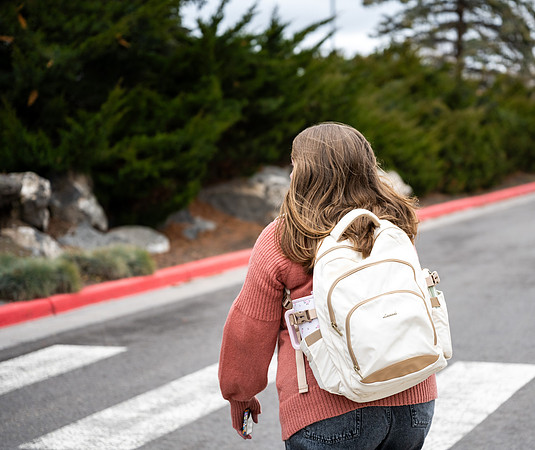 Students Walking on Campus - Winter 2026