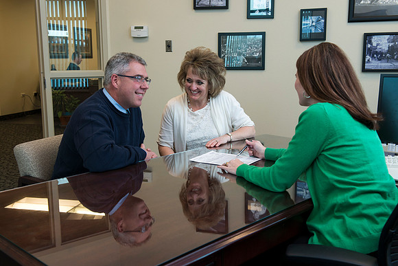 Beehive Credit Union marketing photos with Brent & Gaylynn Bean.
