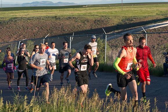The annual Teton Dam Marathon organized by the city of Rexburg and students at Brigham Young University-Idaho