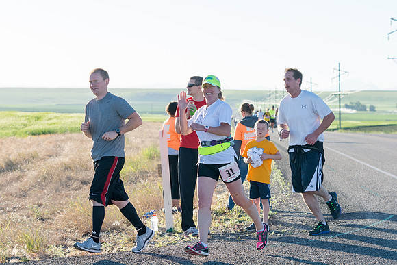 The annual Teton Dam Marathon organized by the city of Rexburg and students at Brigham Young University-Idaho