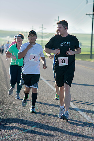 The annual Teton Dam Marathon organized by the city of Rexburg and students at Brigham Young University-Idaho