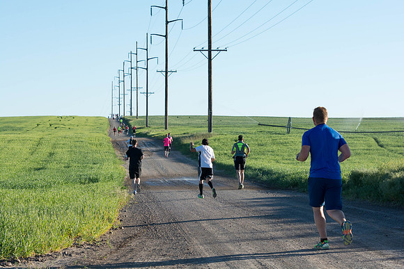 The annual Teton Dam Marathon organized by the city of Rexburg and students at Brigham Young University-Idaho