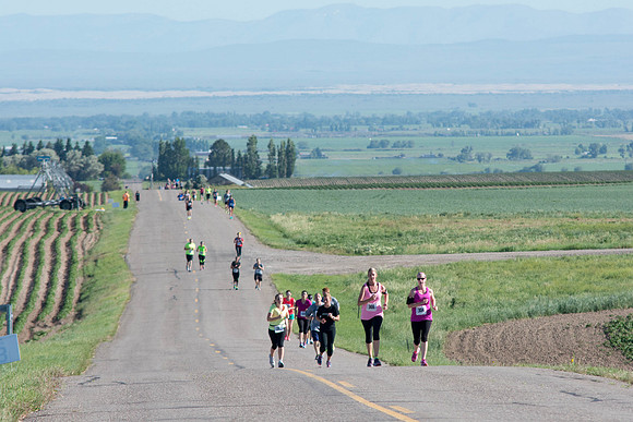 The annual Teton Dam Marathon organized by the city of Rexburg and students at Brigham Young University-Idaho