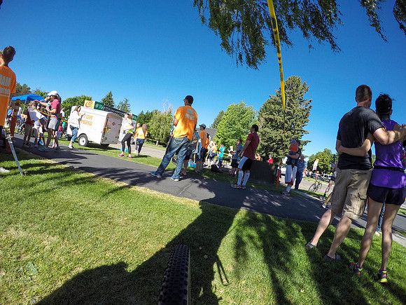 The annual Teton Dam Marathon organized by the city of Rexburg and students at Brigham Young University-Idaho