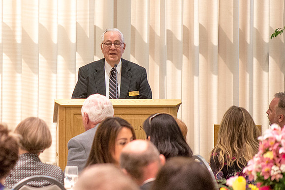 A breakfast celebrating the Wilkins family for their years of service to Ricks College and BYU-Idaho.