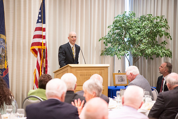 A breakfast celebrating the Wilkins family for their years of service to Ricks College and BYU-Idaho.