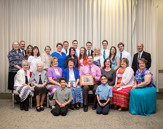 A breakfast celebrating the Wilkins family for their years of service to Ricks College and BYU-Idaho.