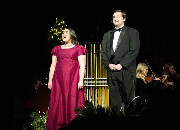 BYU-Idaho Singers, Musicians & Dancers perform in the I-Center auditorium, bring in the Spirit of Christmas along with guests artist Gentri.
