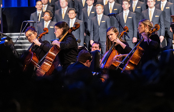 BYU-Idaho Singers, Musicians & Dancers perform in the I-Center auditorium, bring in the Spirit of Christmas along with guests artist Gentri.