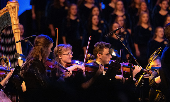 BYU-Idaho Singers, Musicians & Dancers perform in the I-Center auditorium, bring in the Spirit of Christmas along with guests artist Gentri.