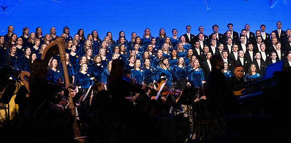 BYU-Idaho Singers, Musicians & Dancers perform in the I-Center auditorium, bring in the Spirit of Christmas along with guests artist Gentri.