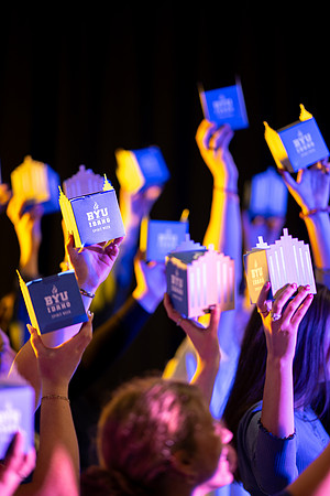 BYUI Taylor Building Lanterns - Mar 2025
