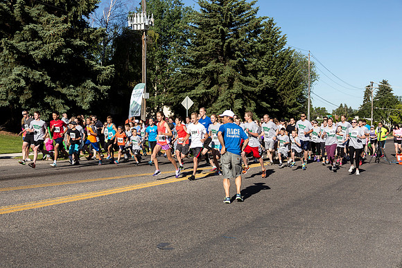 The Teton Dam Marathon is a multi distance race, including a full marathon, a half marathon, a 10K, a 5K, and a childrens race. Starting at the Teton Dam Site and ending at Smith Park in Rexburg.