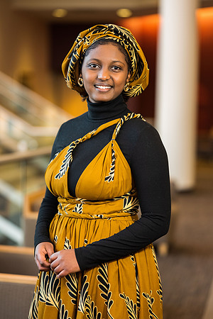Hana Edossa, BYU-Idaho student from Ethiopia