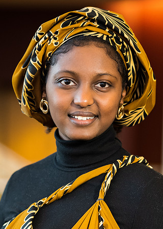 Hana Edossa, BYU-Idaho student from Ethiopia