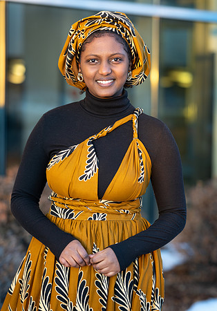 Hana Edossa, BYU-Idaho student from Ethiopia