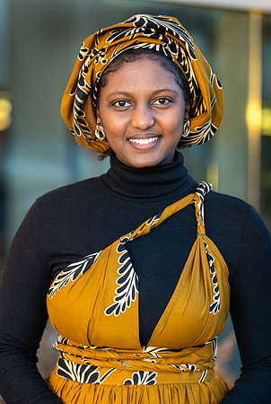 Hana Edossa, BYU-Idaho student from Ethiopia