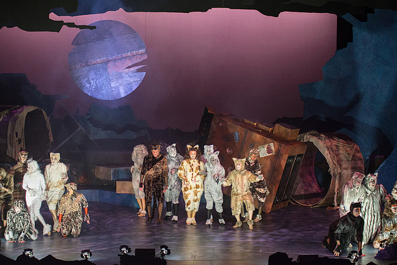 The magical story introduces a community of cats called the Jellicles who live at one corner of a trash dump. It enacts the night they make the “Jellicle Choice” that decides which cat will ascend to