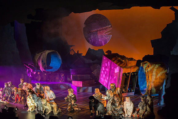 The magical story introduces a community of cats called the Jellicles who live at one corner of a trash dump. It enacts the night they make the “Jellicle Choice” that decides which cat will ascend to