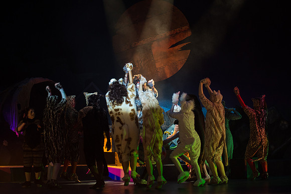 The magical story introduces a community of cats called the Jellicles who live at one corner of a trash dump. It enacts the night they make the “Jellicle Choice” that decides which cat will ascend to