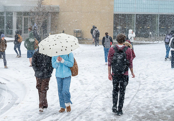 Students in the Snow - Jan 2026