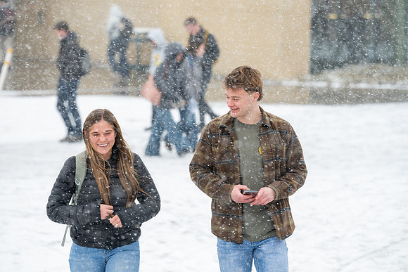 Students in the Snow - Jan 2026