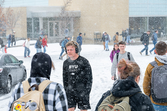 Students in the Snow - Jan 2026