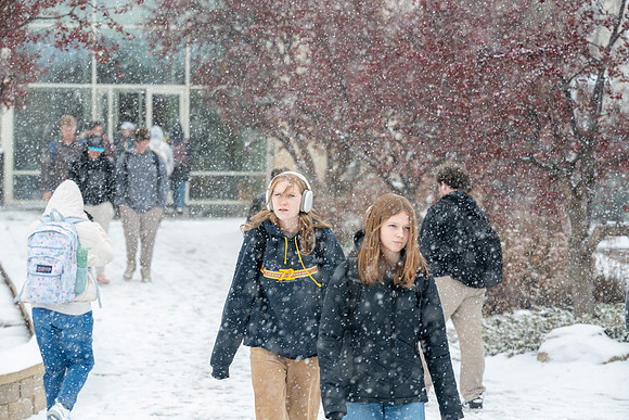 Students in the Snow - Jan 2026