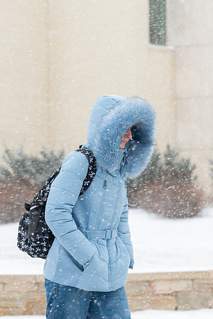 Students in the Snow - Jan 2026