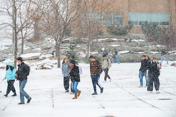 Students in the Snow - Jan 2026