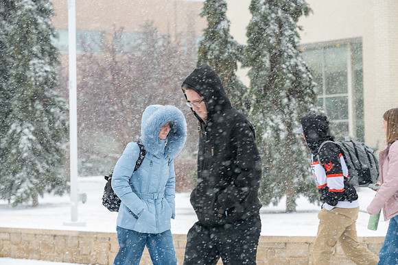 Students in the Snow - Jan 2026