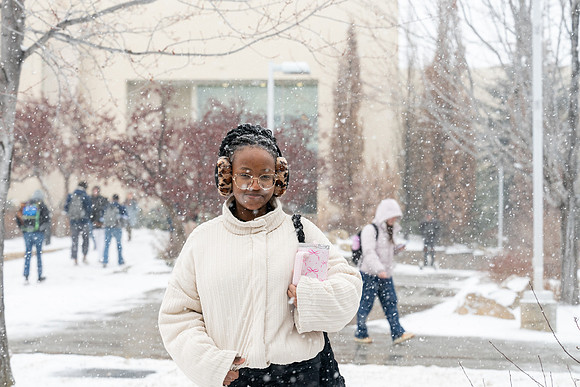 Students in the Snow - Jan 2026