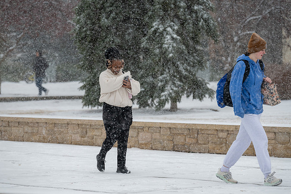 Students in the Snow - Jan 2026