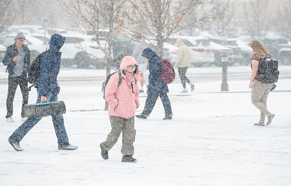 Students in the Snow - Jan 2026