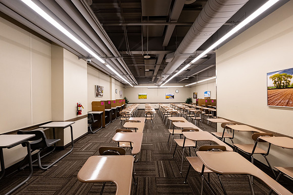 Testing Center interior.