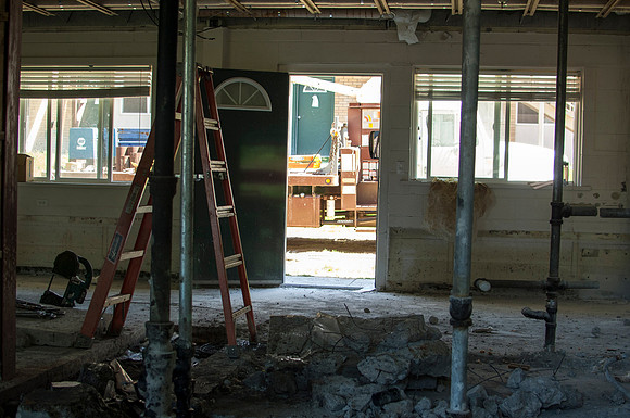 During the 2015 Spring Semester, the BYU-Idaho campus has gone through a series of rennovation projects. This picture shows the dorms east of the MC.