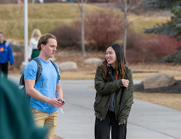 Students on Campus - Feb 2025