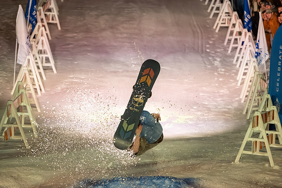 Pond skimming during the 2026 Snowfest - Feb 2026