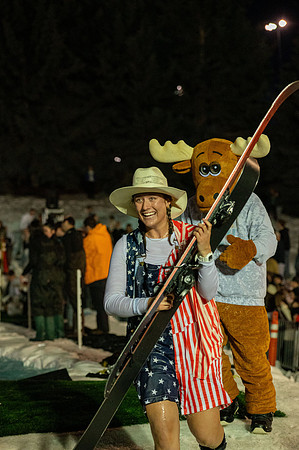 Pond skimming during the 2026 Snowfest - Feb 2026