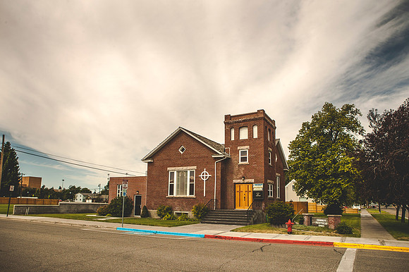 A Community Presbyterian Church on the corner of College Ave, near the BYU-Idaho campus.