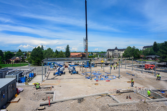 Work continues on the new Ceramics Lab.