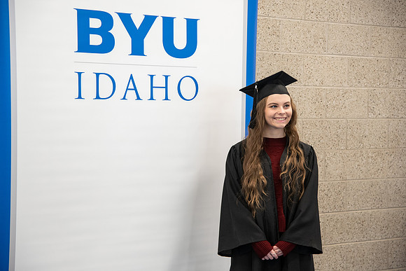 Graduates at Commencement.