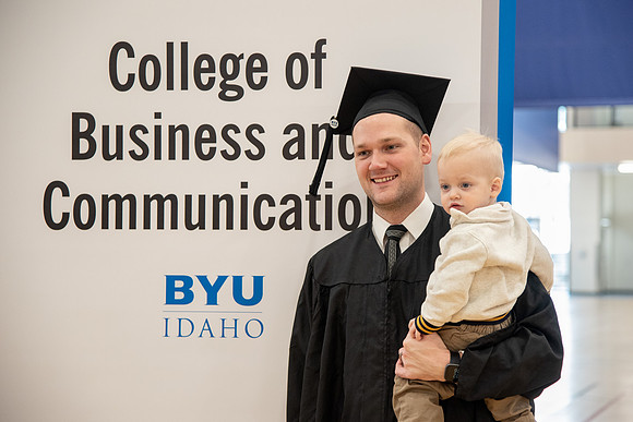 Graduates at Commencement.