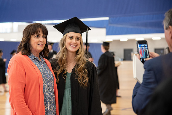 Graduates at Commencement.